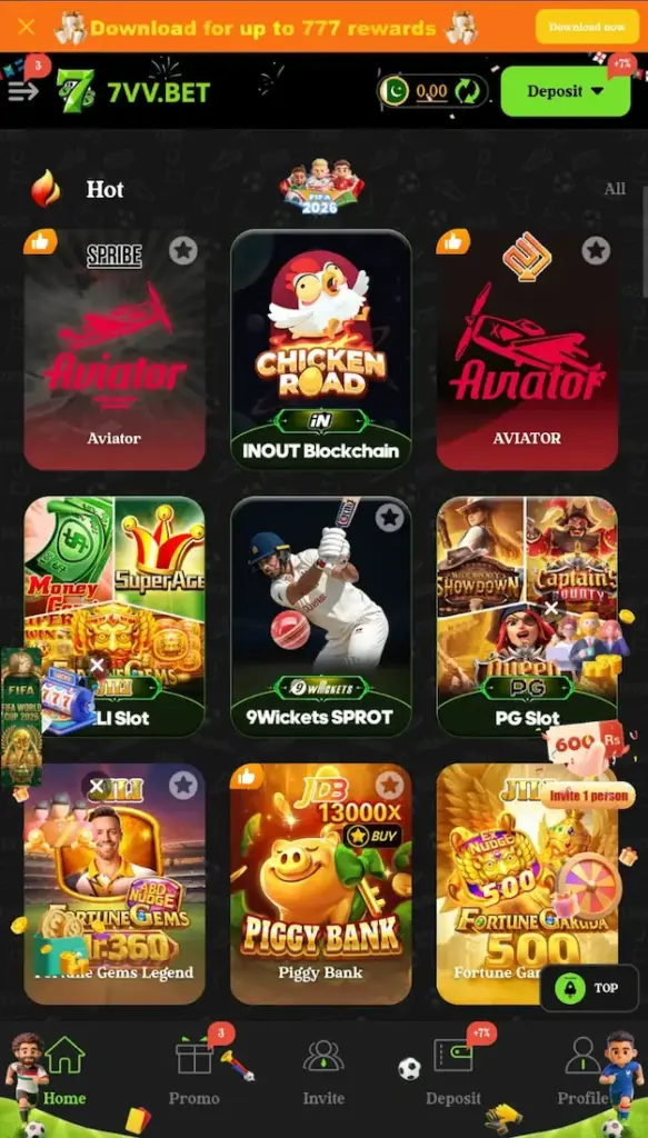 7VVBET Game