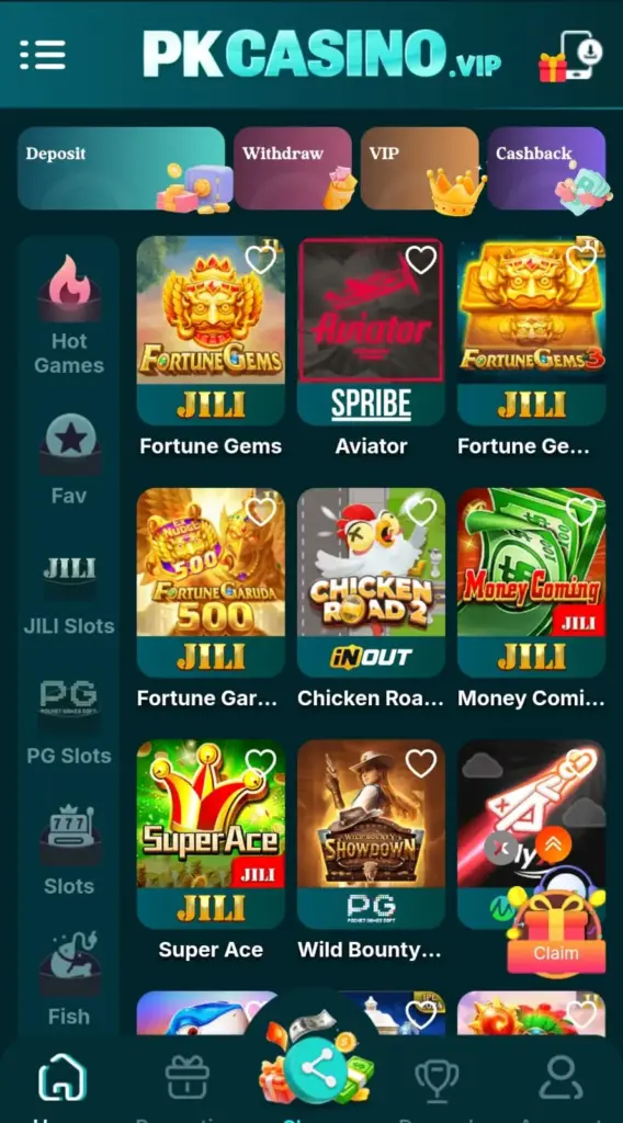 PKCASINO Game
