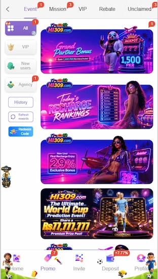HI309 Game Bonuses