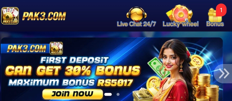 PAK3 Game Deposit