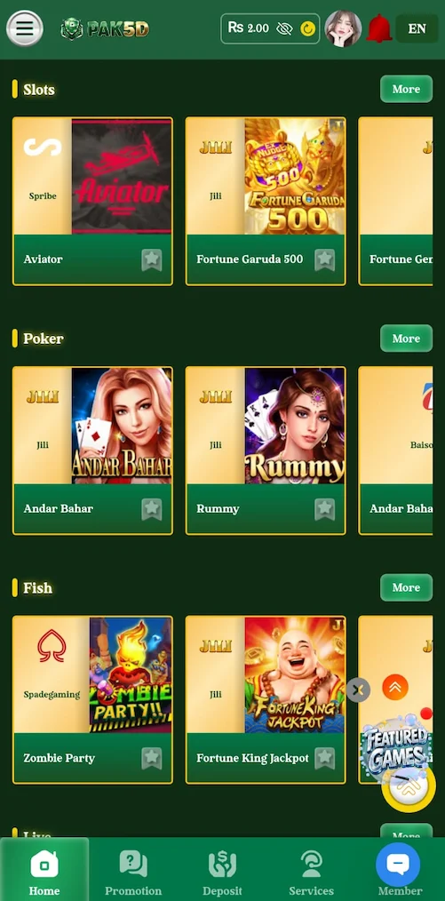 PAK5D Game App
