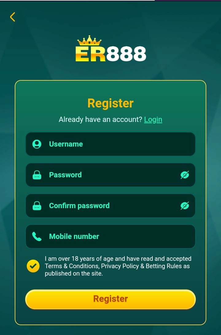 ER888 Game register