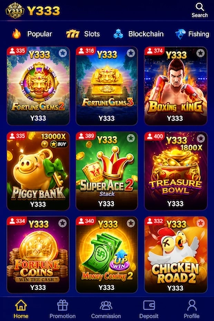 Y333 Game Main page