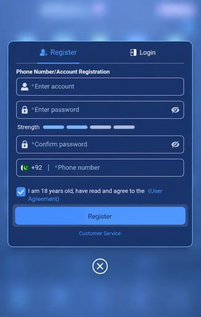 Y333 Game register