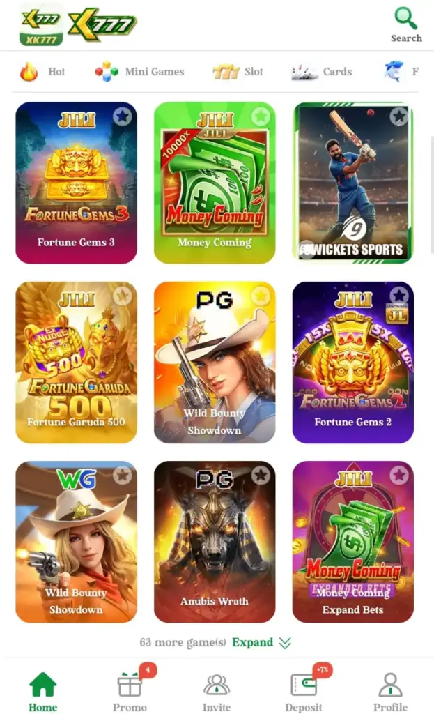 XK777 Game